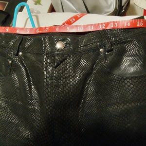 Newport News Leather pants size 12 tall